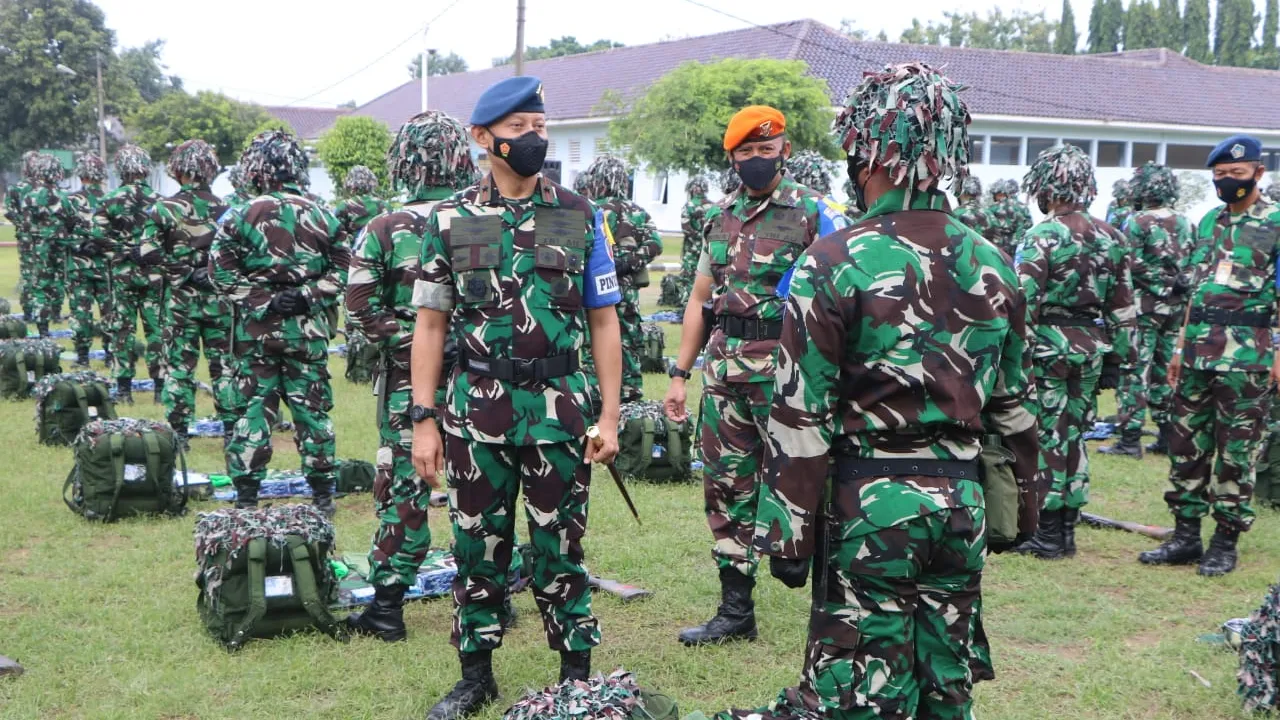 624 Prajurit Semata PK TNI AU Ikuti Latihan Berganda di Lanud Adi Soemarmo Surakarta
