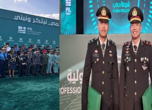 Dua Anggota Kepolisian Indonesia Mendapatkan Penghargaan Atas Prestasinya Di Dubai