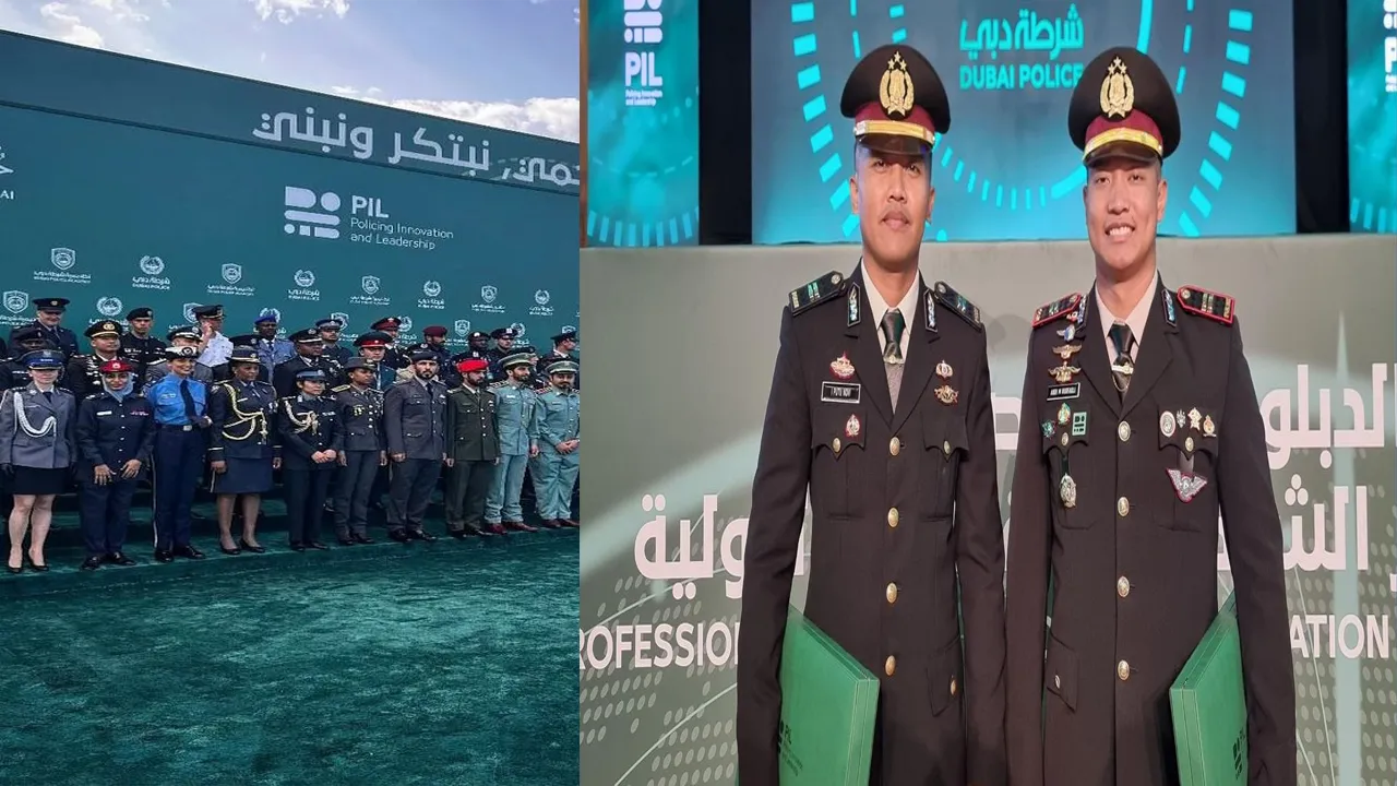 Dua Anggota Kepolisian Indonesia Mendapatkan Penghargaan Atas Prestasinya Di Dubai